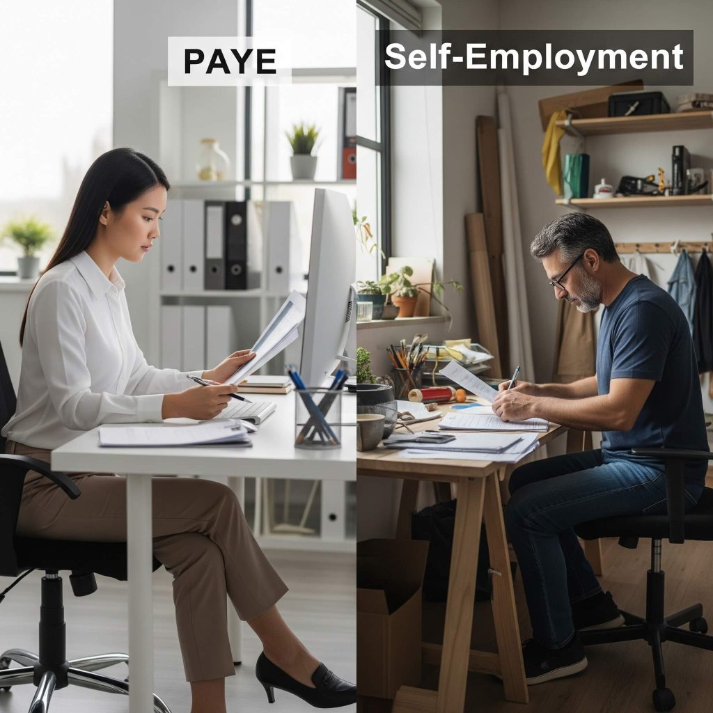 Explore the pros and cons of PAYE vs self-employment to find the right fit for your career, lifestyle, and financial goals.